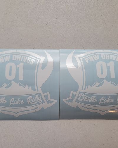 PNW Drives Shield Rally Stickers (Includes 2 stickers)